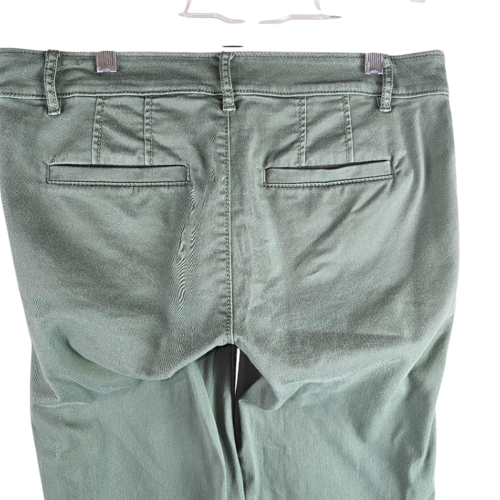 Loft Olive Green Straight Leg Chinos In 2 - Picture 4 of 8